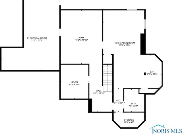 7910 Quail Creek Rd, Maumee, OH 43537 - view of room layout