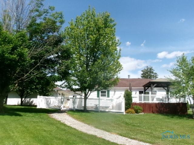 8962 State Route 109, Ottawa, OH 45875 - rear view of property featuring a gazebo