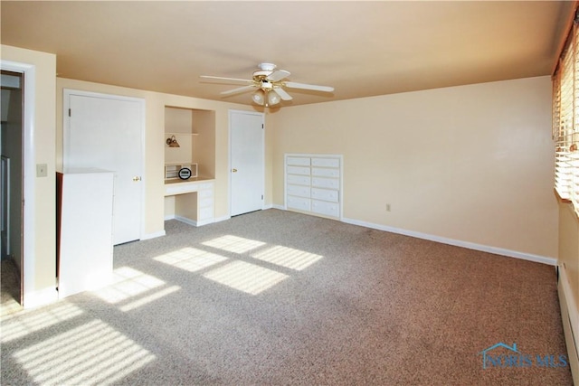 1013 Whittlesey St, Fremont, OH 43420 - unfurnished bedroom with carpet floors and a ceiling fan