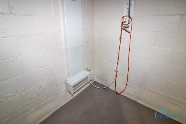 1013 Whittlesey St, Fremont, OH 43420 - basement with concrete block wall