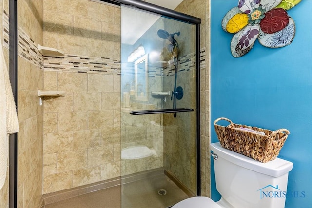 5868 Winslow Rd, Whitehouse, OH 43571 - bathroom with toilet and a stall shower