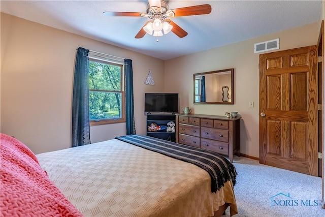 5868 Winslow Rd, Whitehouse, OH 43571 - bedroom with carpet and ceiling fan