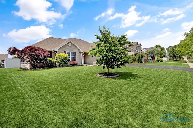 740 Tarra Oaks Dr, Findlay, OH 45840 - view of property hidden behind natural elements featuring asphalt driveway