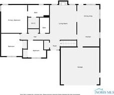 740 Tarra Oaks Dr, Findlay, OH 45840 - view of floor plan / room layout