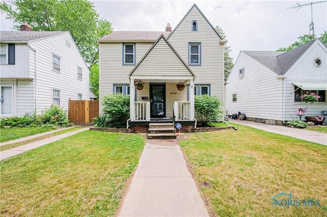 3714 Kershaw Ave, Toledo, OH 43613 - view of front of home featuring a chimney