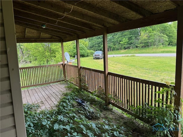 1447 US Highway 20, Edon, OH 43518 - wooden terrace with a lawn