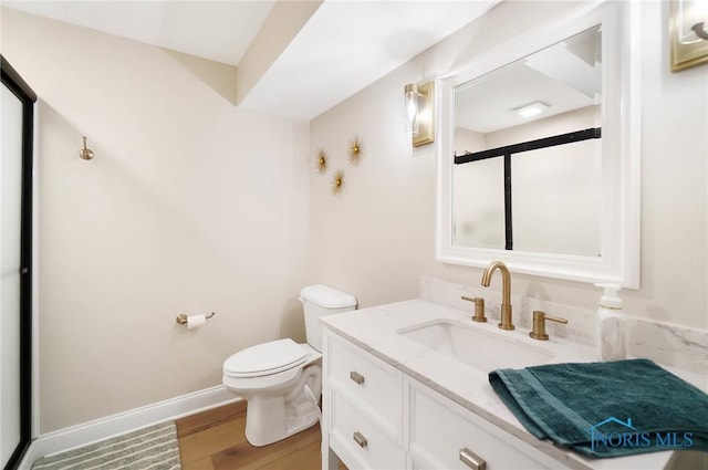 1635 Winterwood Ct, Bowling Green, OH 43402 - bathroom featuring vanity and wood finished floors