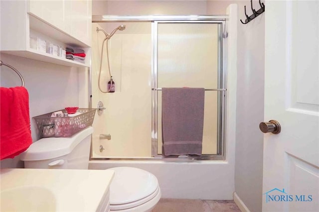 1932 Queenswood Dr Unit U5, Findlay, OH 45840 - bathroom with bath / shower combo with glass door and vanity