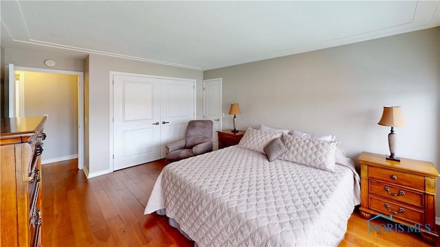 2109 Ottawa River Rd Unit 3C, Toledo, OH 43611 - bedroom featuring a closet and hardwood / wood-style floors