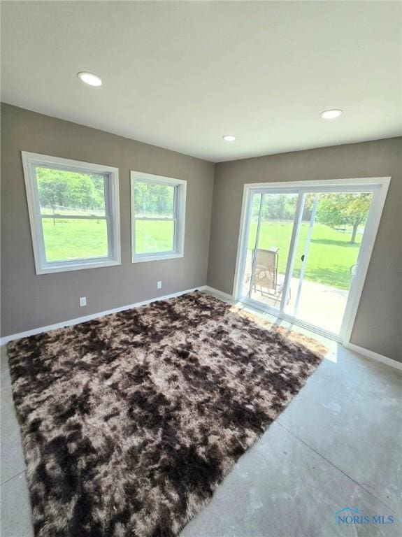 17738 County Rd E, Bryan, OH 43506 - spare room with healthy amount of natural light and recessed lighting