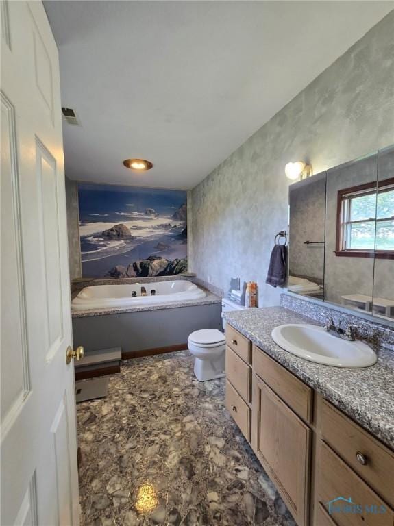 17738 County Rd E, Bryan, OH 43506 - full bath with a garden tub and vanity