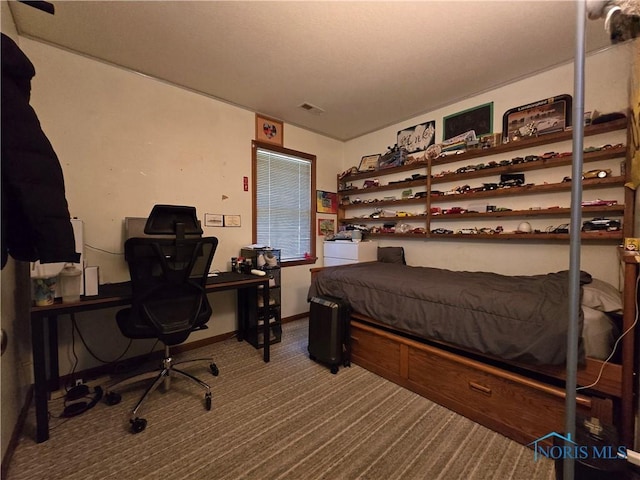 17738 County Rd E, Bryan, OH 43506 - bedroom featuring carpet and a desk