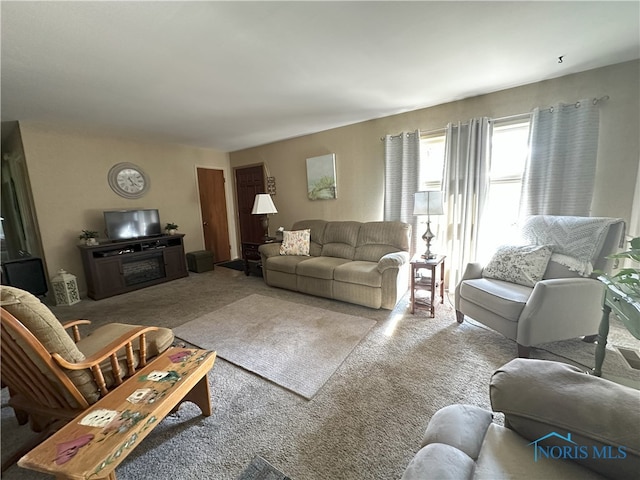 5916 E Benalex Dr, Toledo, OH 43612 - living room with carpet