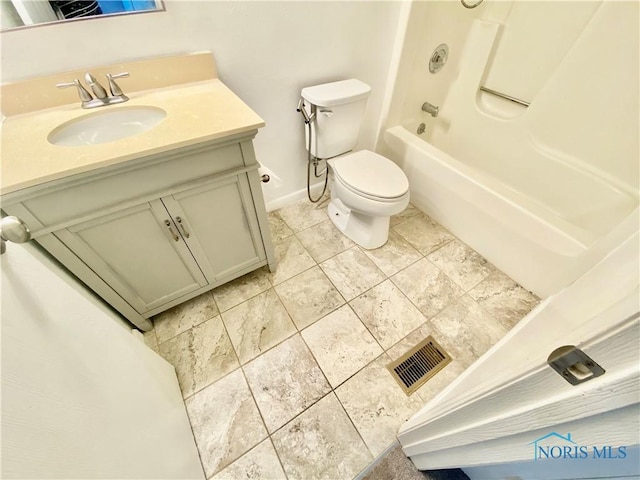 3800 Harrowsfield Rd, Sylvania, OH 43560 - bathroom featuring vanity,  shower combination, and tile patterned flooring