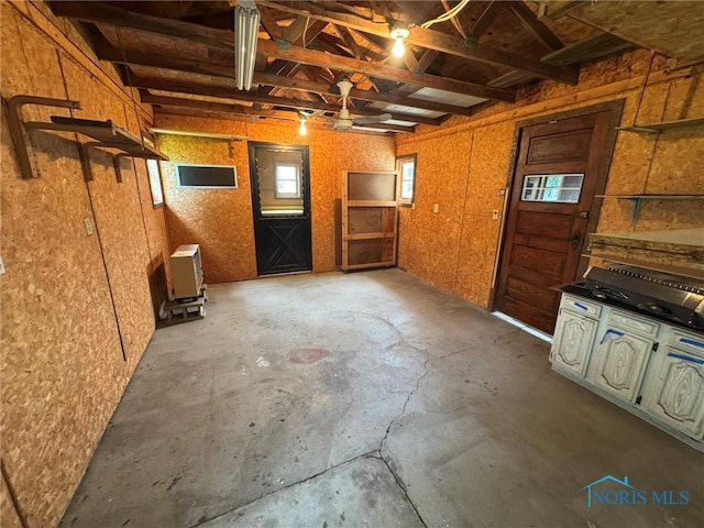 201 E Rings St, West Unity, OH 43570 - basement with a garage