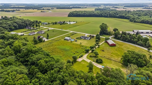 4220 N County Road 33, Tiffin, OH 44883 - aerial view of sparsely populated area with a pastoral area