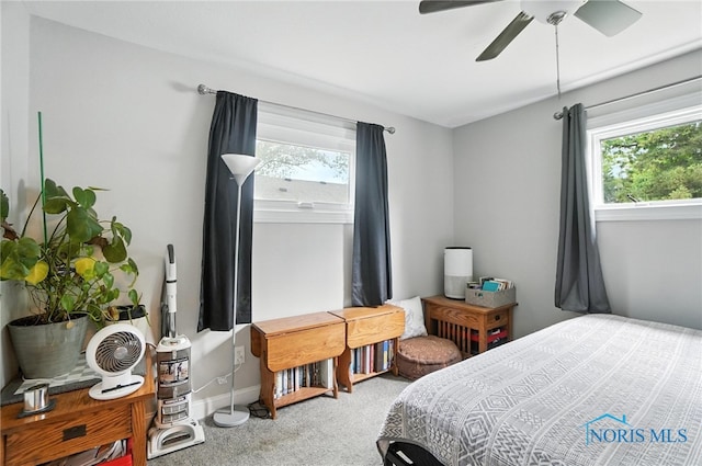 1022 Clough St, Bowling Green, OH 43402 - carpeted bedroom with multiple windows and a ceiling fan