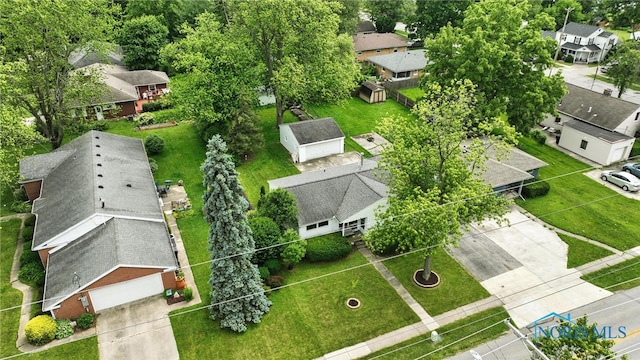 1022 Clough St, Bowling Green, OH 43402 - aerial perspective of suburban area