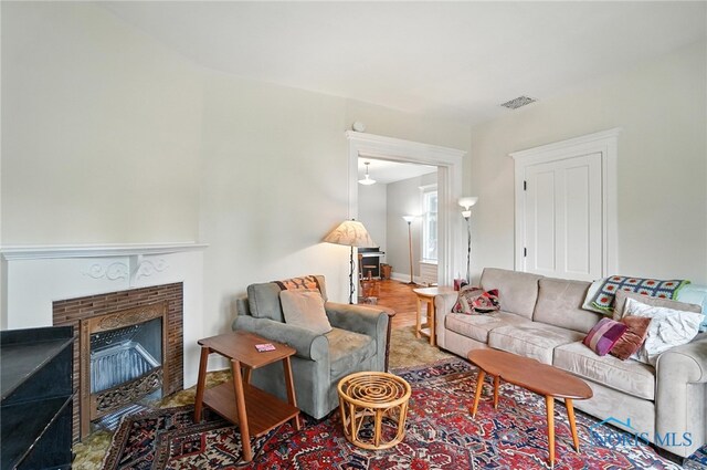 418 S Grove St, Bowling Green, OH 43402 - living room with a fireplace