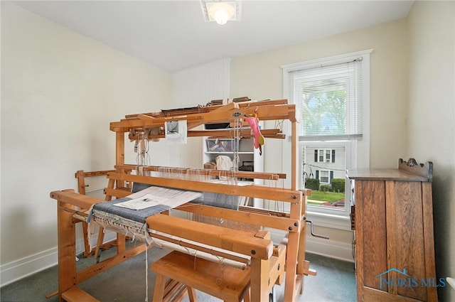 418 S Grove St, Bowling Green, OH 43402 - carpeted dining room featuring baseboards
