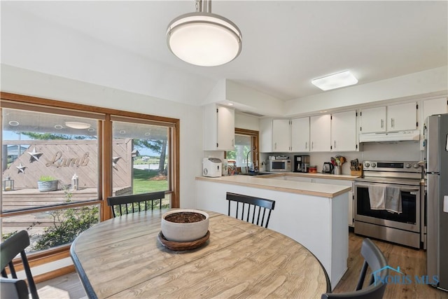 23866 W State Route 579, Curtice, OH 43412 - dining space with wood finished floors