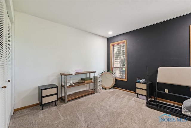 23866 W State Route 579, Curtice, OH 43412 - living area with carpet floors and recessed lighting
