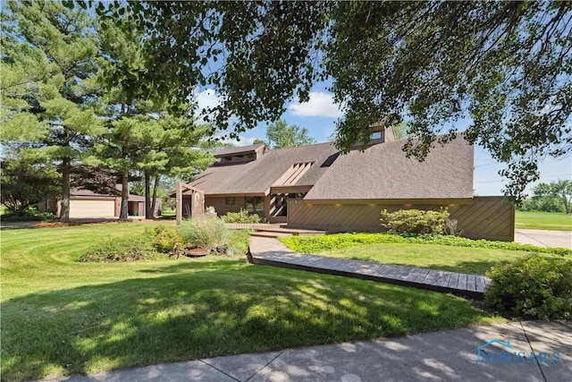 23866 W State Route 579, Curtice, OH 43412 - view of front of home with a front yard