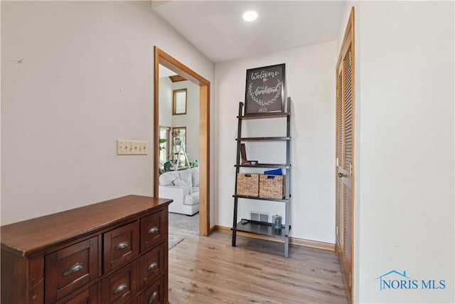 23866 W State Route 579, Curtice, OH 43412 - corridor featuring light wood-type flooring and baseboards