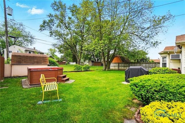 1309 Gettysburg Dr, Maumee, OH 43537 - fenced backyard featuring a hot tub