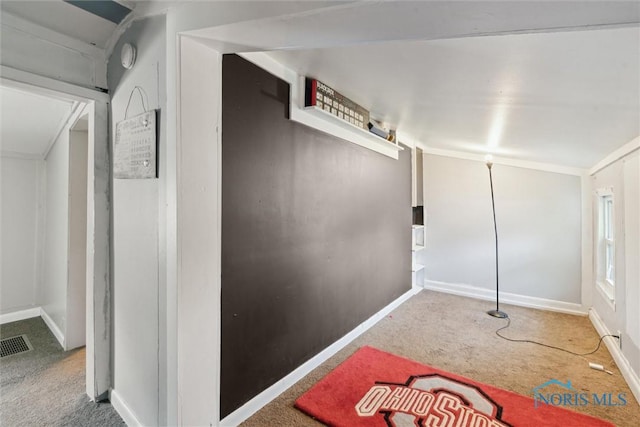 422 Eben Ave, Findlay, OH 45840 - hallway with carpet and baseboards