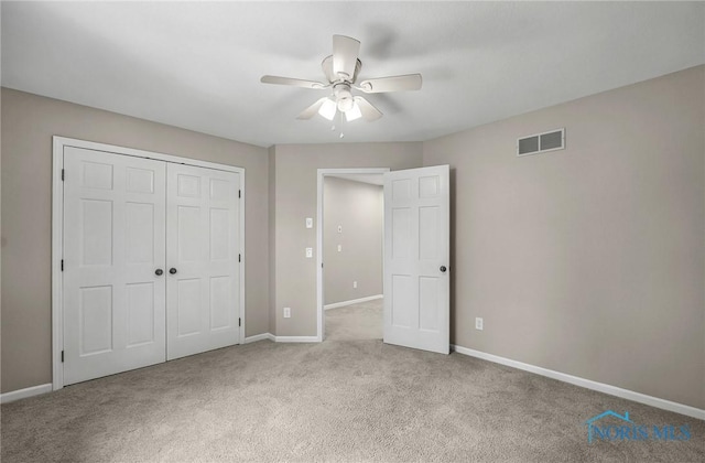 1626 Woodstream Rd, Perrysburg, OH 43551 - unfurnished bedroom featuring carpet floors, a closet, and a ceiling fan
