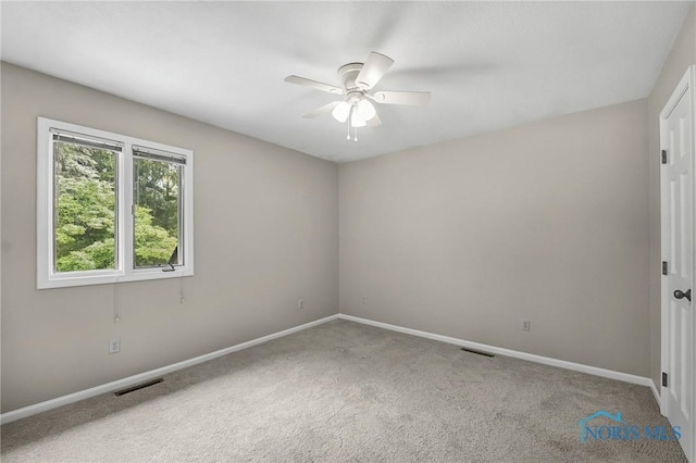 1626 Woodstream Rd, Perrysburg, OH 43551 - empty room with ceiling fan and carpet floors