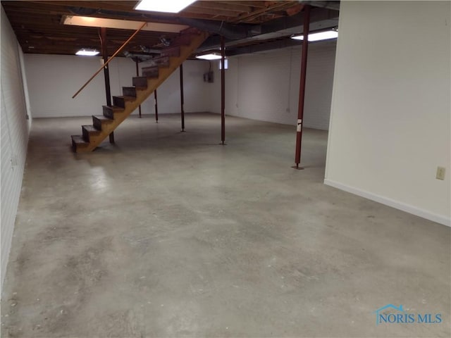 11550 County Road 26th 1, Fayette, OH 43521 - unfinished below grade area with stairs