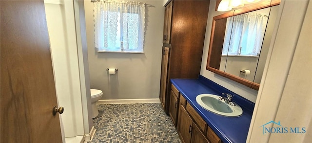 4010 Wreford Ct, Toledo, OH 43614 - bathroom with vanity and plenty of natural light