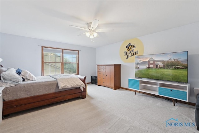 2393 Woods Edge Rd, Perrysburg, OH 43551 - bedroom featuring carpet floors and a ceiling fan