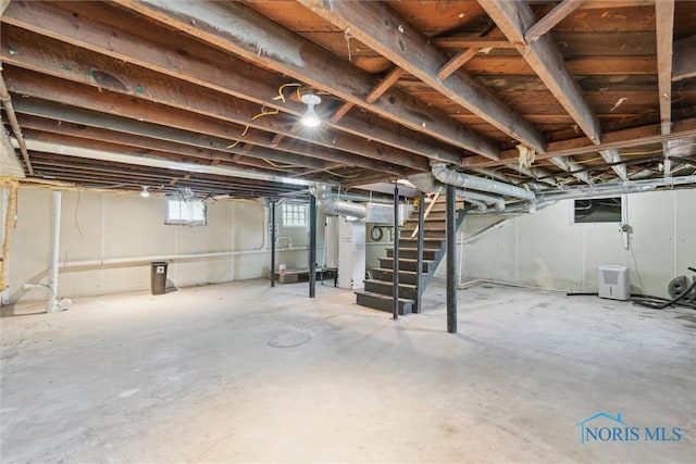 108 Western Ave, Findlay, OH 45840 - below grade area featuring stairs