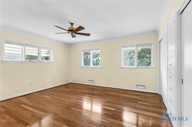 3998 W Bancroft St, Ottawa Hills, OH 43606 - unfurnished bedroom with wood finished floors and a ceiling fan