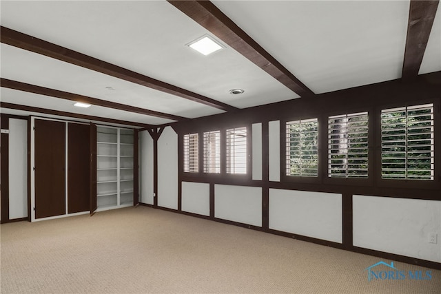 3998 W Bancroft St, Ottawa Hills, OH 43606 - unfurnished sunroom with beam ceiling and plenty of natural light