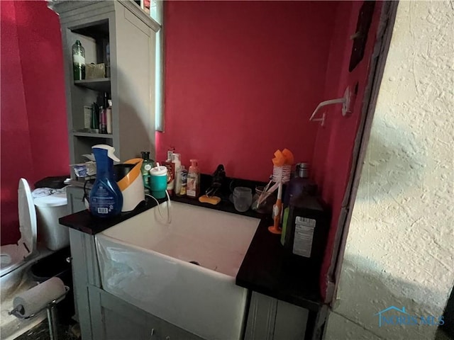 2017 Newport Ave, Toledo, OH 43613 - bathroom with toilet and a sink