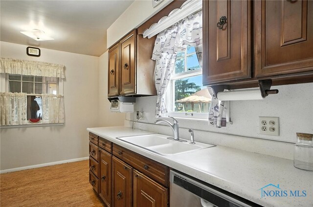 2632 117th St, Toledo, OH 43611 - kitchen with light countertops and dishwasher