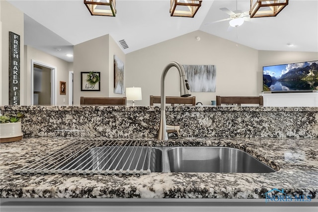 4825 Sylvan Prairie Ct, Sylvania, OH 43560 - detailed view of a ceiling fan and a sink