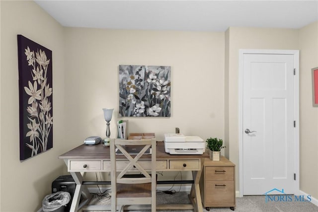 4825 Sylvan Prairie Ct, Sylvania, OH 43560 - office area with light carpet and baseboards