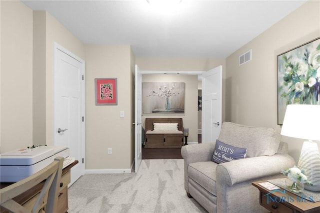 4825 Sylvan Prairie Ct, Sylvania, OH 43560 - sitting room featuring carpet and baseboards