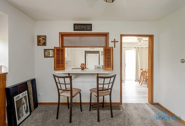 5712 Rambo Ln, Toledo, OH 43623 - carpeted dining room featuring baseboards