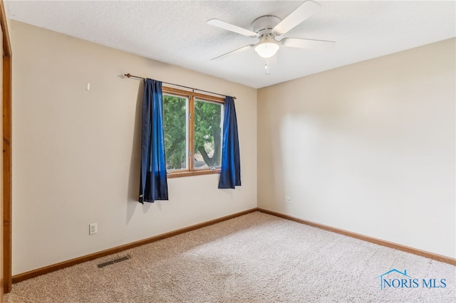 801 W Sandusky St, Findlay, OH 45840 - spare room featuring carpet floors and ceiling fan