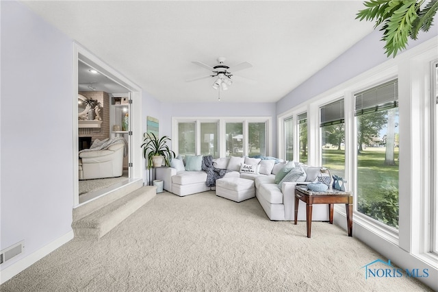 772 Fairway Ln, Wauseon, OH 43567 - sunroom / solarium with carpet floors and healthy amount of natural light