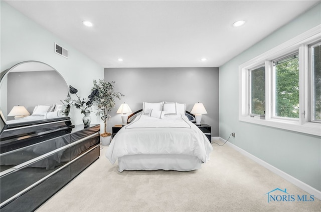 772 Fairway Ln, Wauseon, OH 43567 - carpeted bedroom with recessed lighting and baseboards
