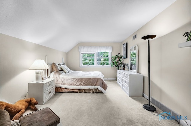 772 Fairway Ln, Wauseon, OH 43567 - bedroom featuring light colored carpet and lofted ceiling