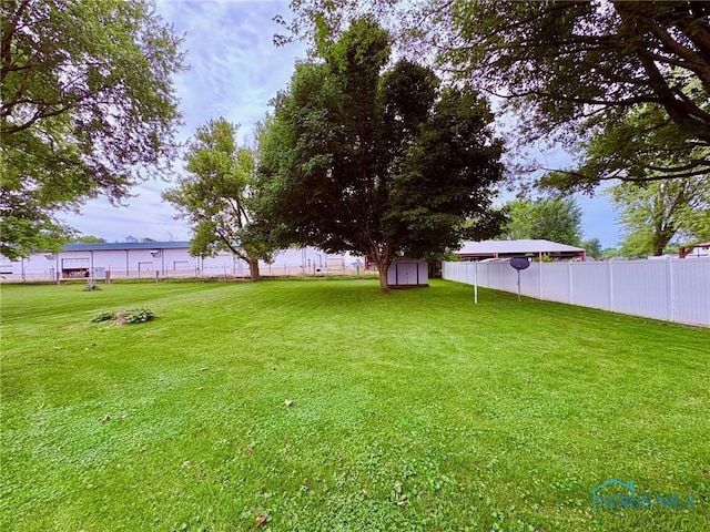237 Pontious Pl, Napoleon, OH 43545 - view of yard with a storage unit