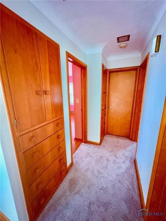 237 Pontious Pl, Napoleon, OH 43545 - hallway featuring carpet floors and baseboards